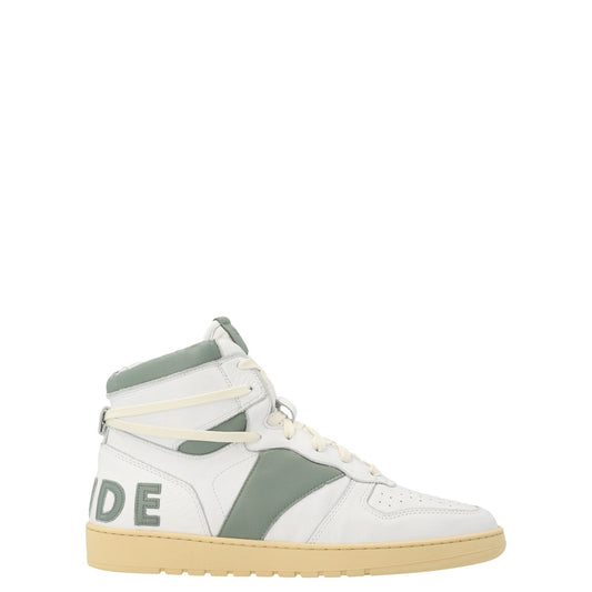 Rhude Bicolor Calfskin High Top Sneakers
