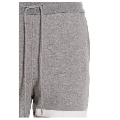 Thom Browne Gray Cotton Joggers (Workout Pants)