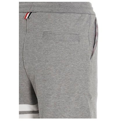 Thom Browne Gray Cotton Joggers (Workout Pants)