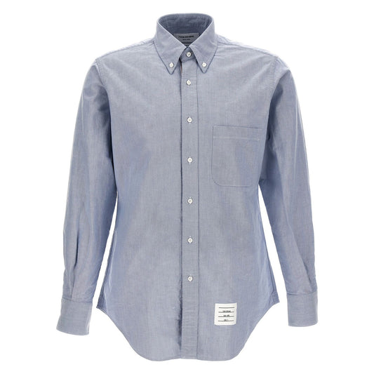 Thom Browne Blue Cotton Blouse