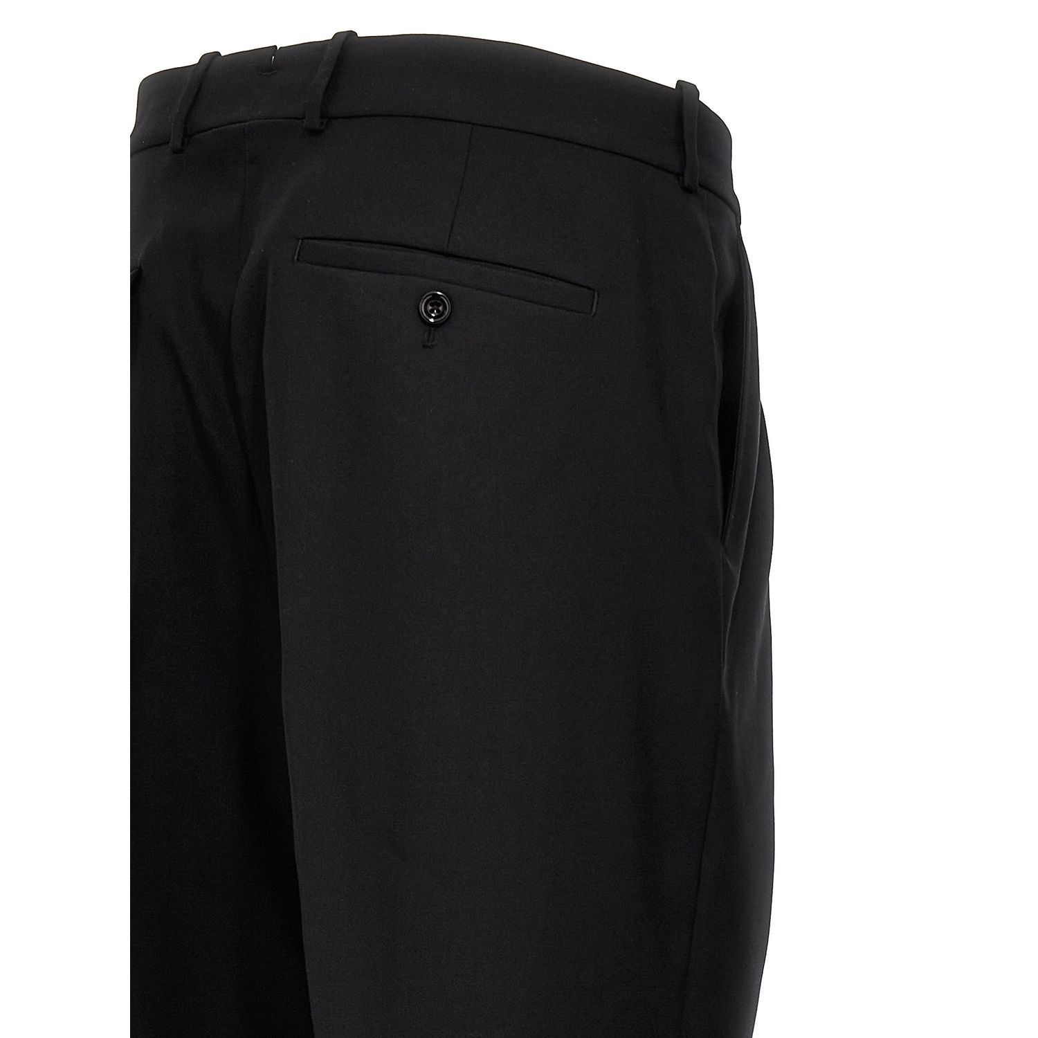 Alexander McQueen Black Wool Dress Pants