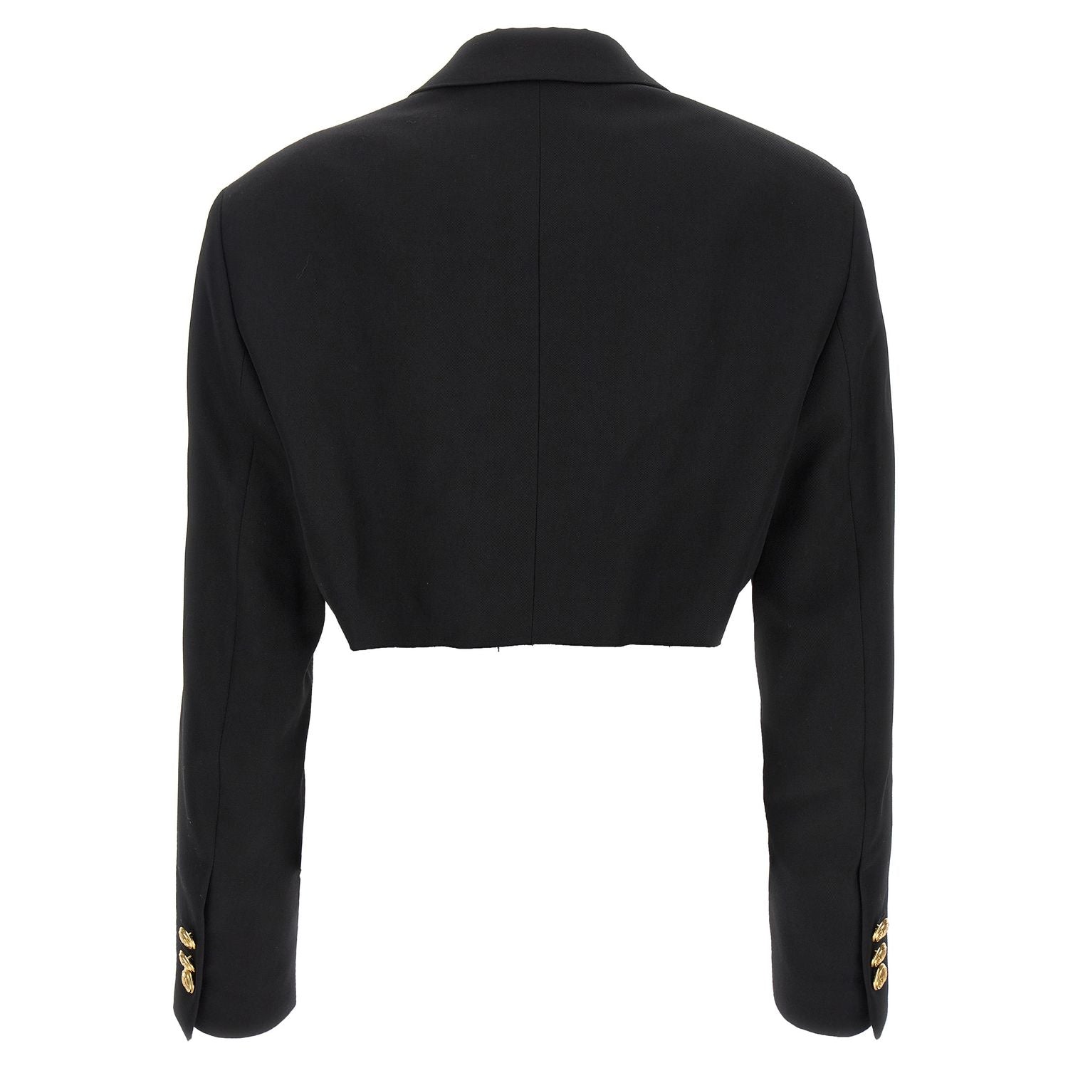 Palm Angels Black Polyester Blazer