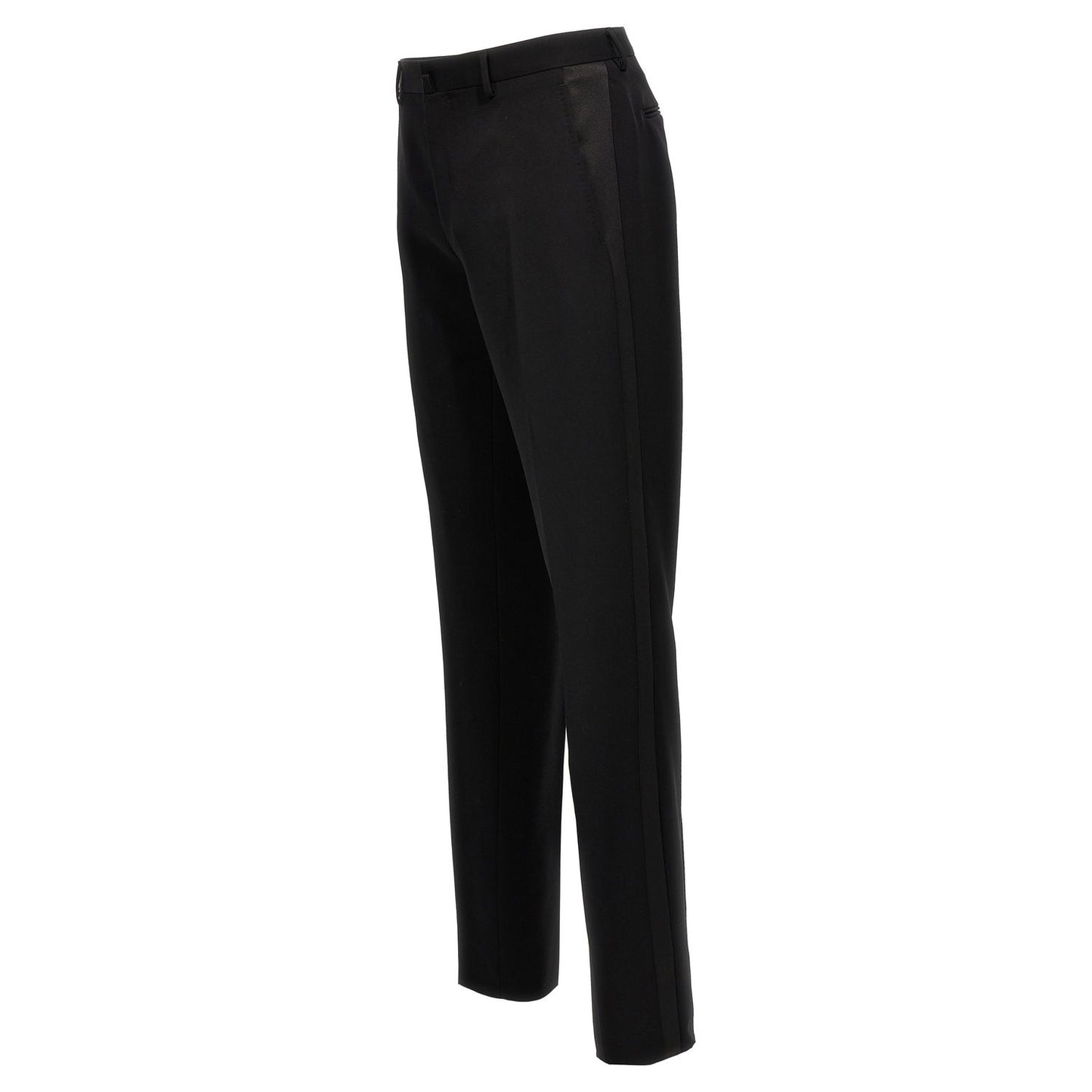 Lanvin Black Wool Dress Pants