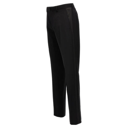 Lanvin Black Wool Dress Pants
