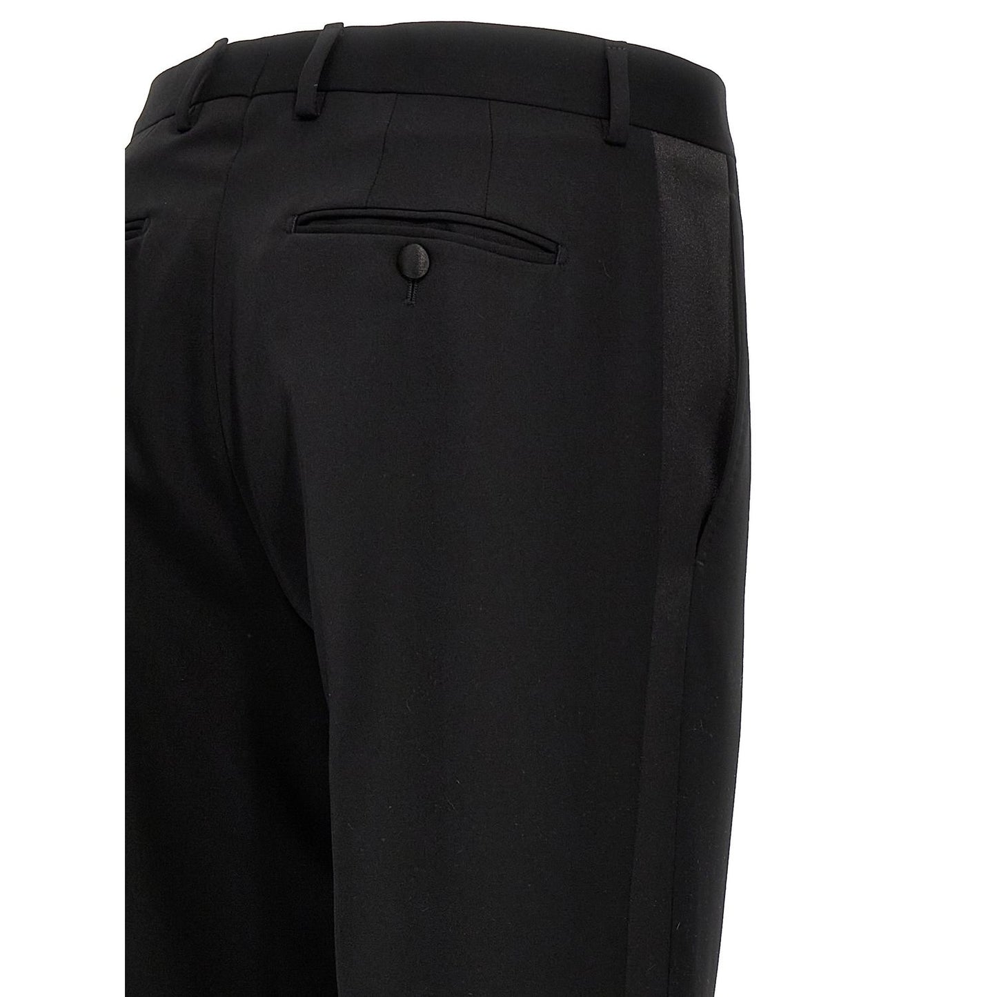 Lanvin Black Wool Dress Pants