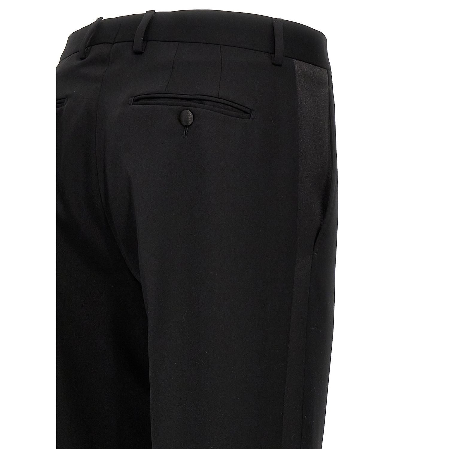 Lanvin Black Wool Dress Pants