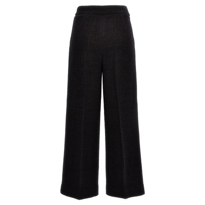 Moschino Black Wool Cropped Pants