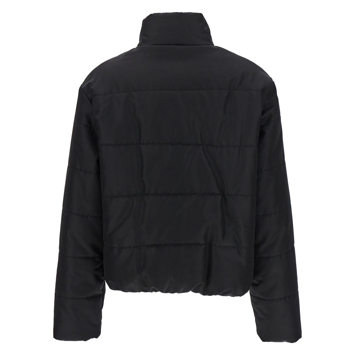 Moschino Black Polyamide Full-Length Jacket