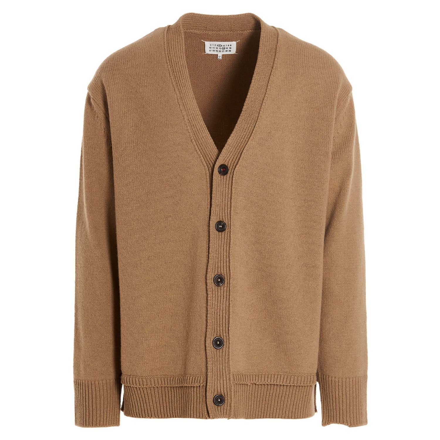 Maison Margiela Beige Wool Cardigan
