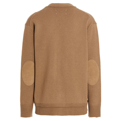 Maison Margiela Beige Wool Cardigan