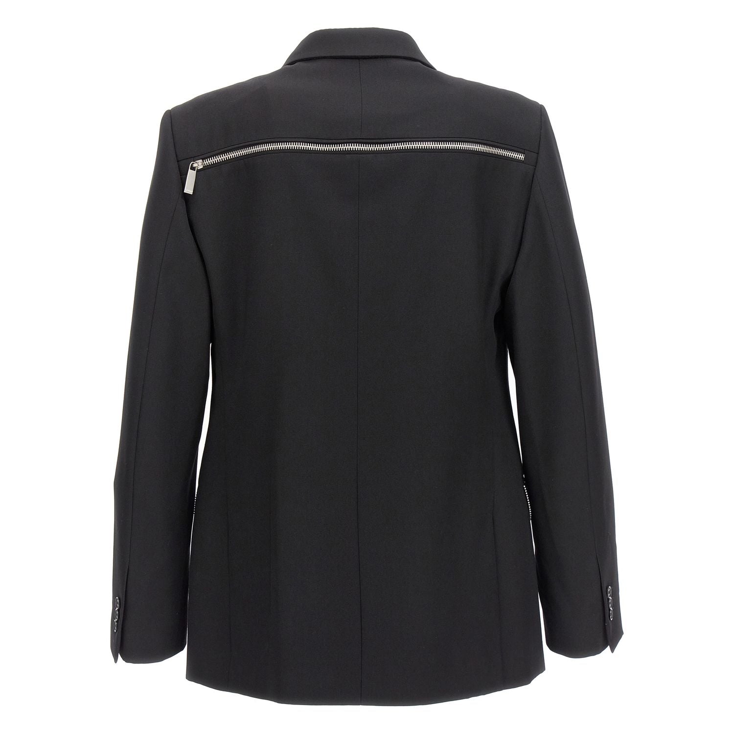 Off-White Black Virgin Wool Blazer