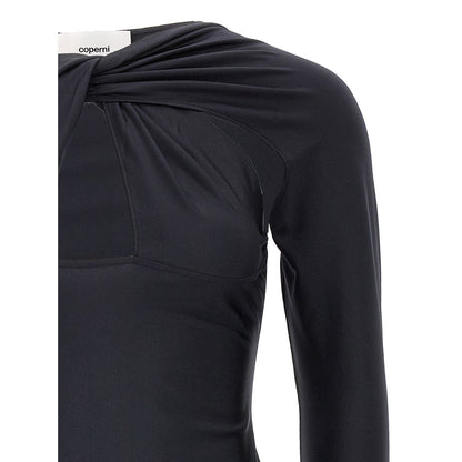 Coperni Black Polyamide Short Dress