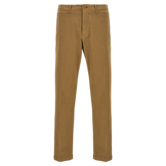 Department 5 Beige Cotton Casual Pants