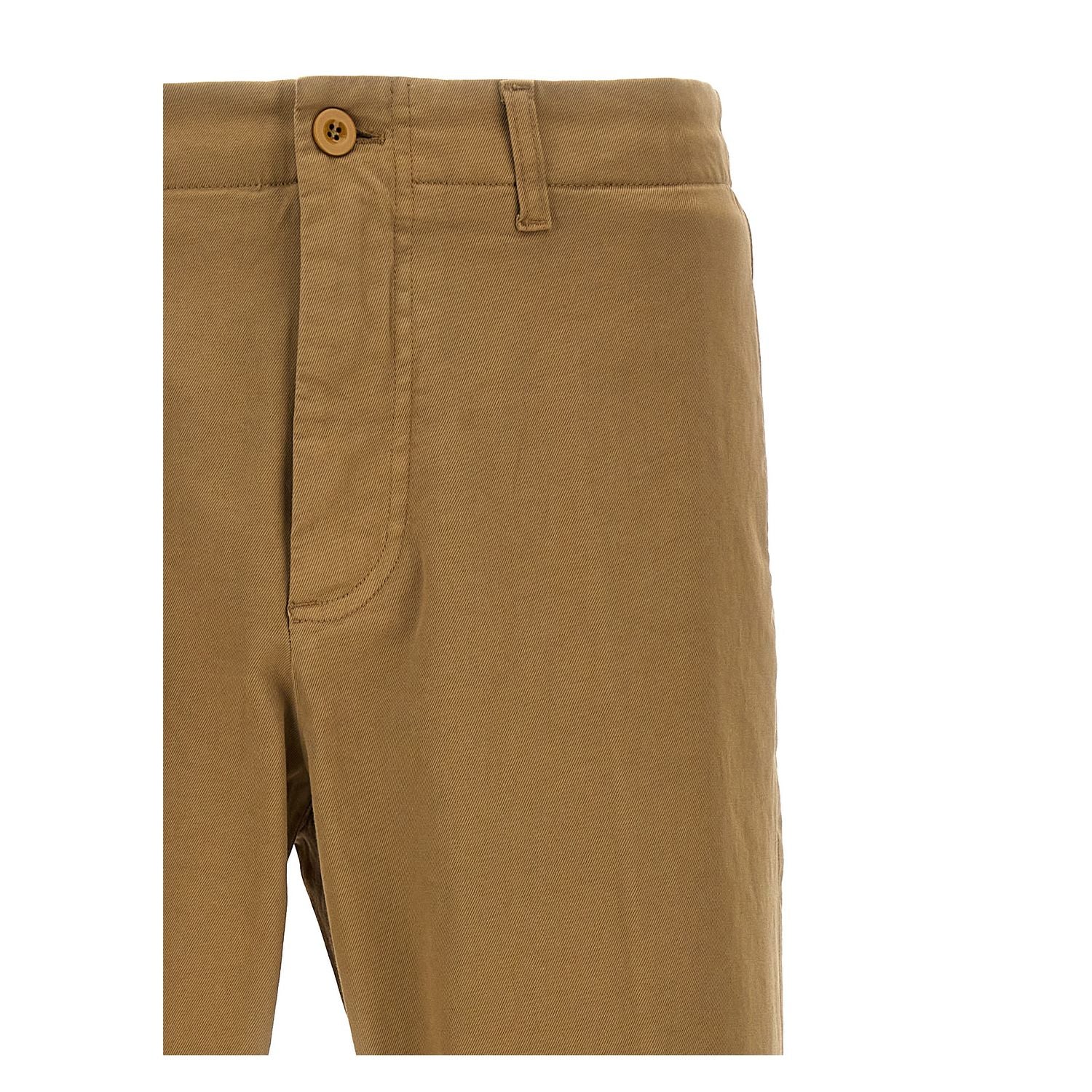 Department 5 Beige Cotton Casual Pants