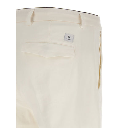Department 5 White Cotton Pants