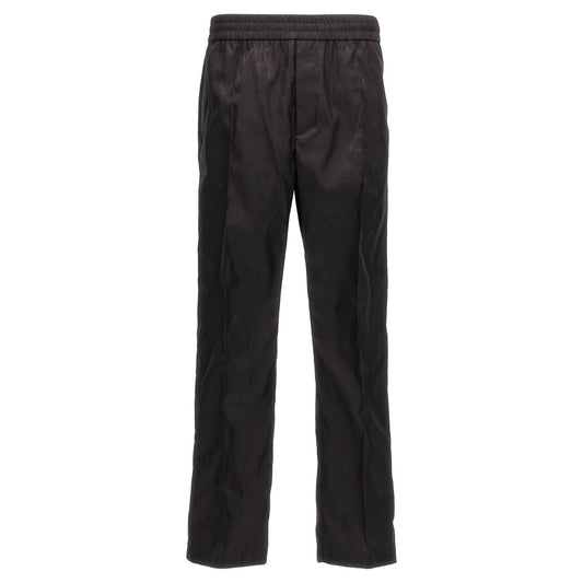 Valentino Garavani Black Polyamide Casual Pants