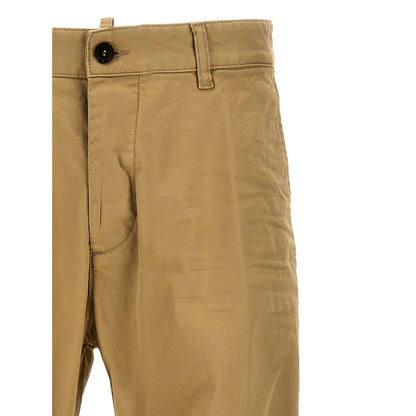 Dsquared² Beige Cotton Chino Pants