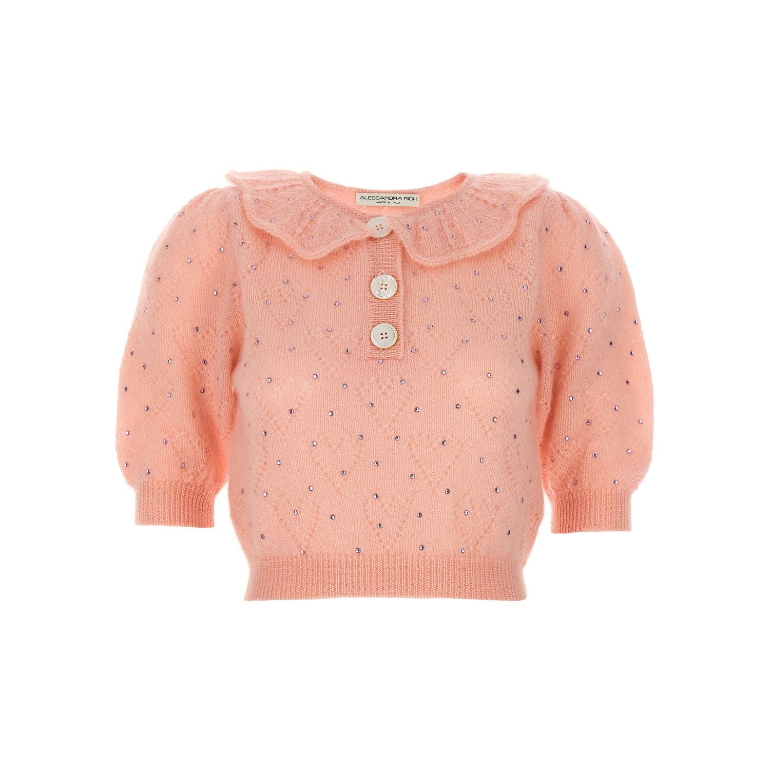 Alessandra Rich Multicolor Wool Cardigan