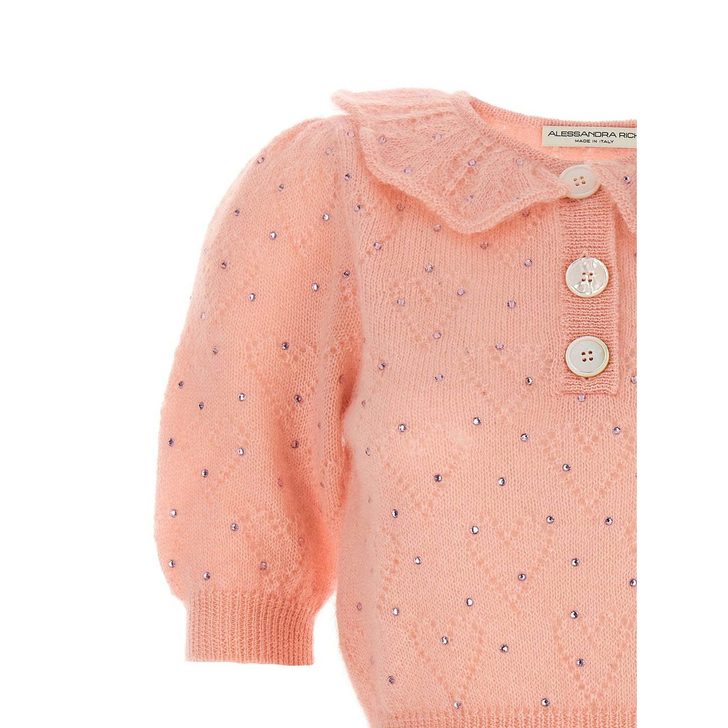 Alessandra Rich Multicolor Wool Cardigan
