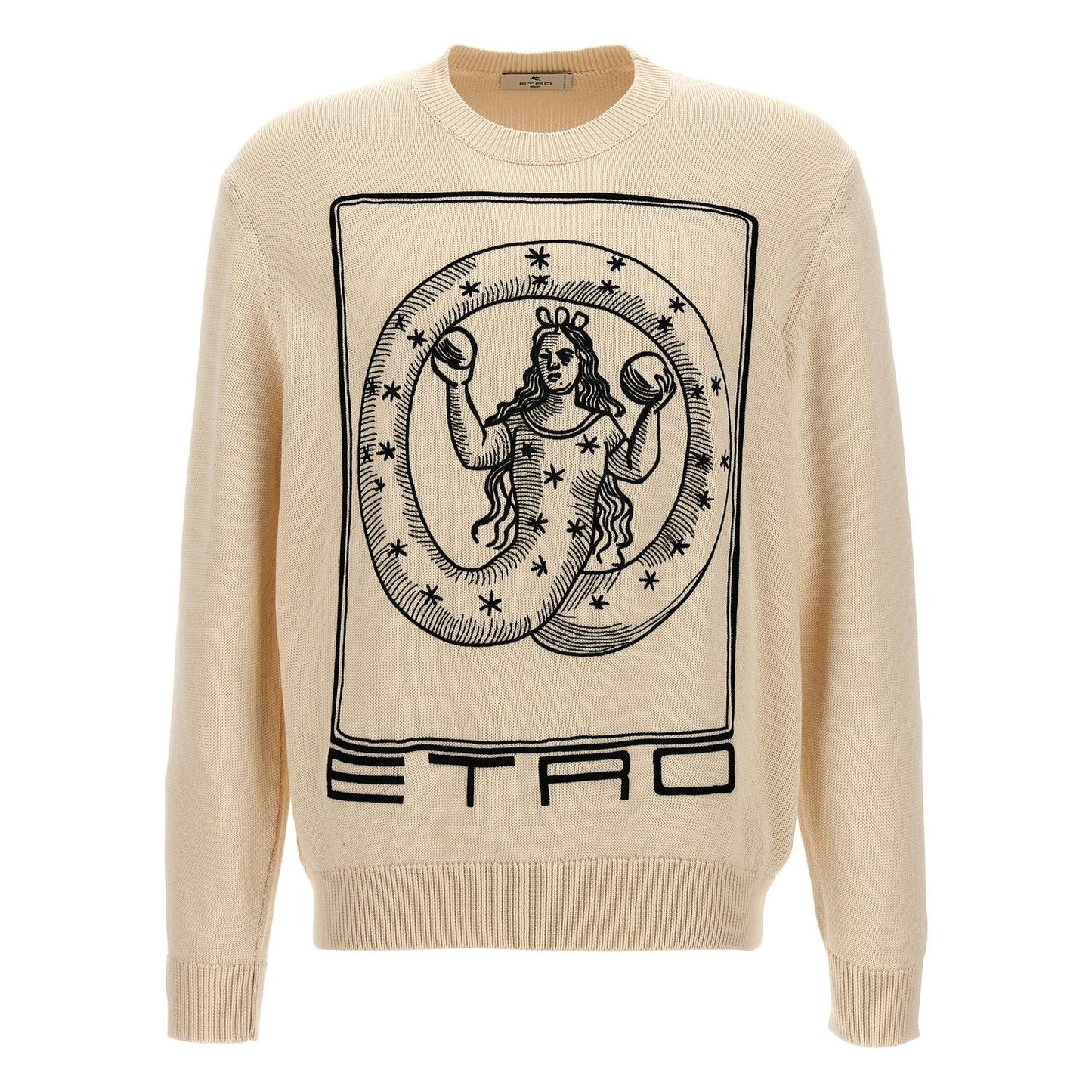 Etro Beige Cotton Cardigan