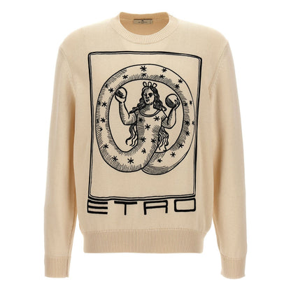 Etro Beige Cotton Cardigan