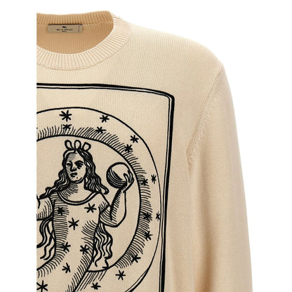 Etro Beige Cotton Cardigan