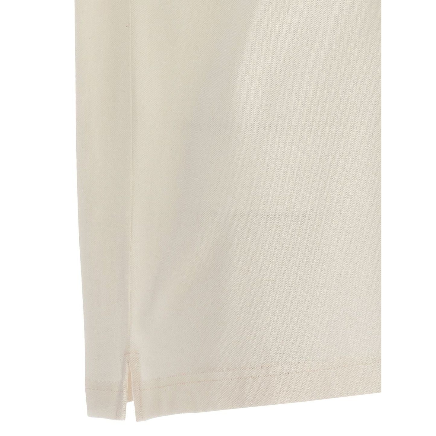 Palm Angels White Polyester Polo Shirt