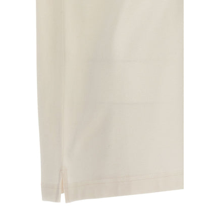 Palm Angels White Polyester Polo Shirt