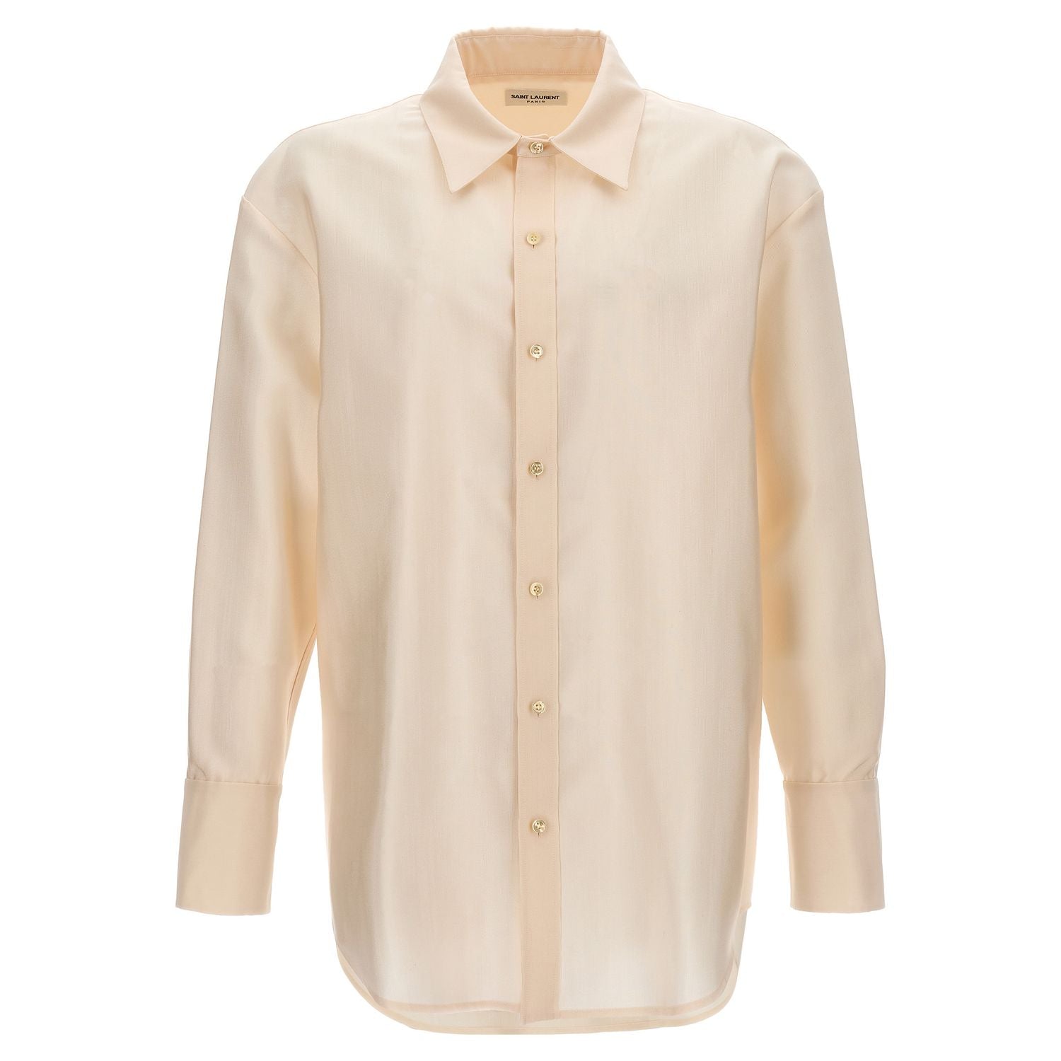 Saint Laurent Beige Acetate Blouse