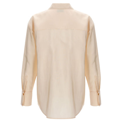Saint Laurent Beige Acetate Blouse