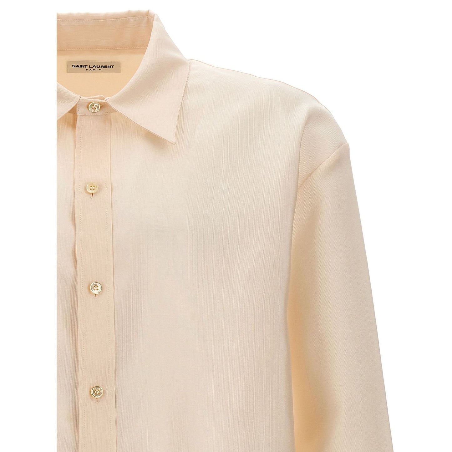 Saint Laurent Beige Acetate Blouse