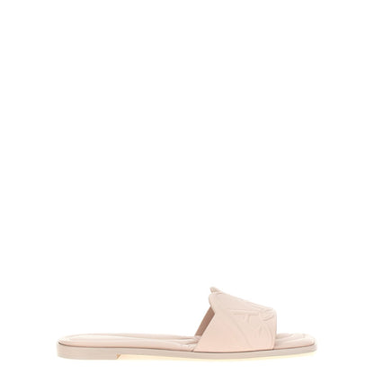 Alexander McQueen Multicolor Calfskin Slides