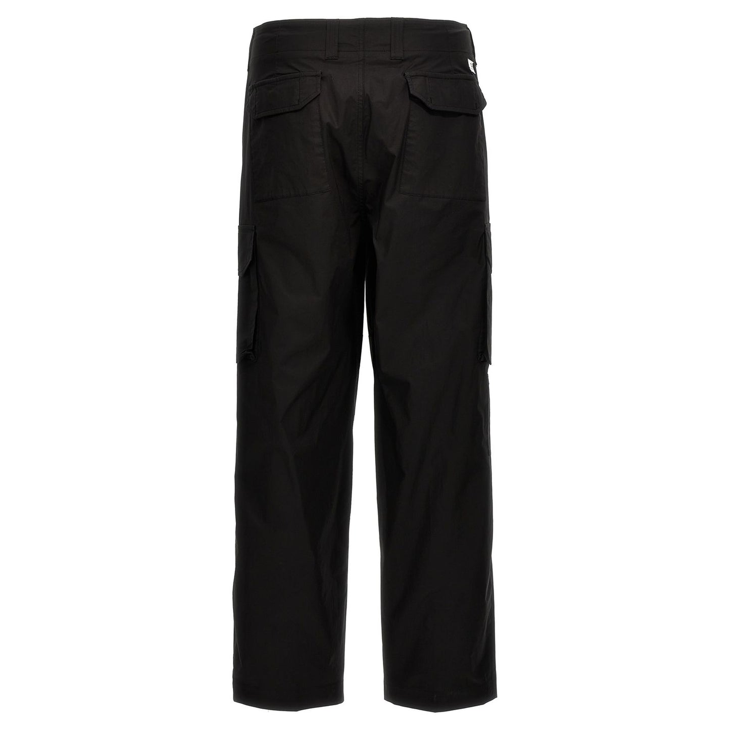 Department 5 Black Cotton Cargo Pants
