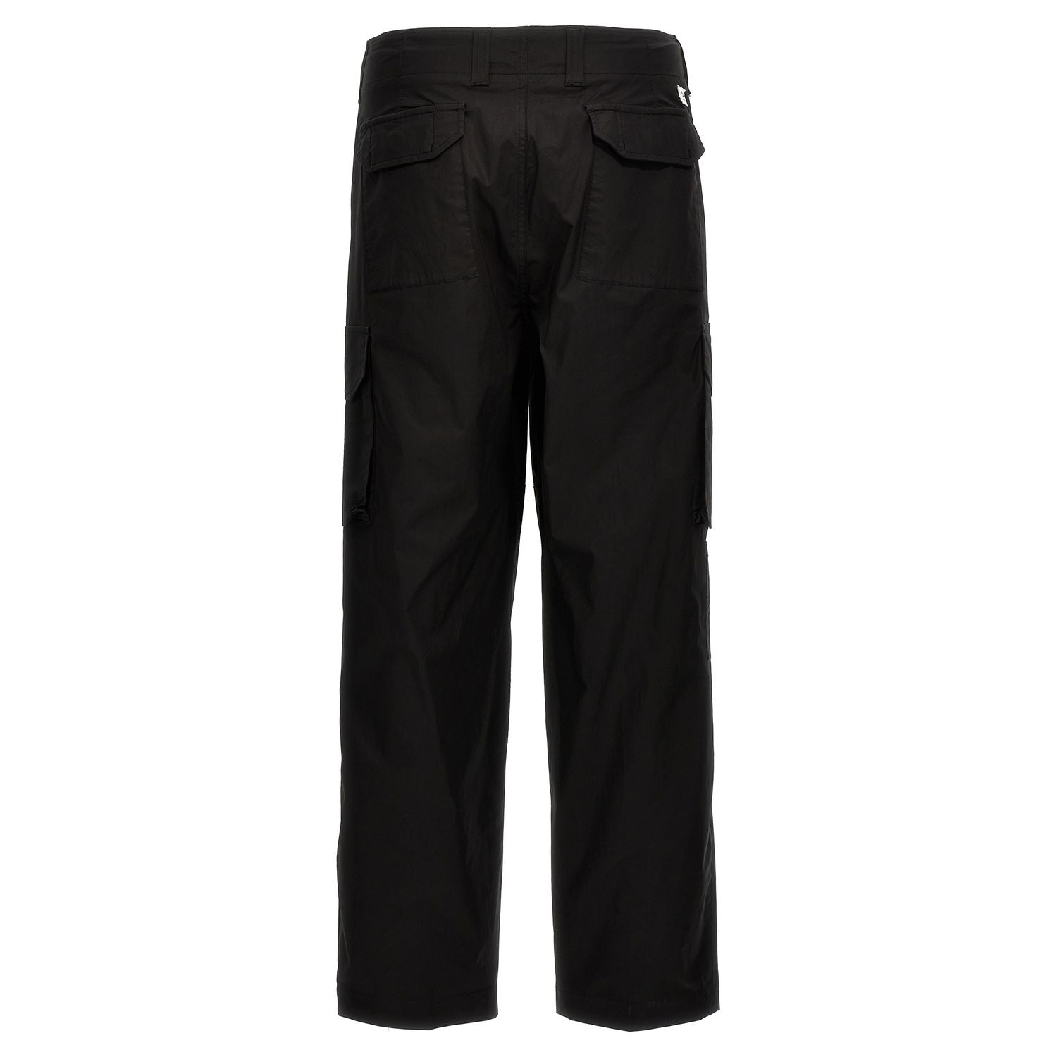 Department 5 Black Cotton Cargo Pants