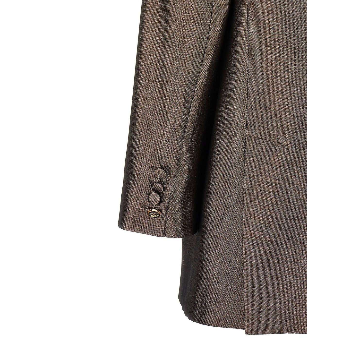 Max Mara Brown Silk Blazer