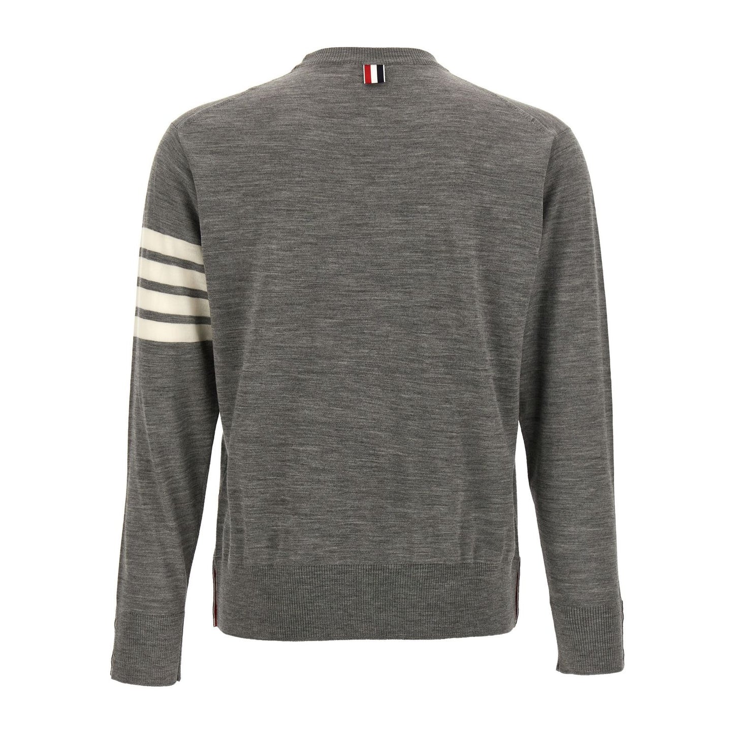 Thom Browne Gray Virgin Wool Cardigan