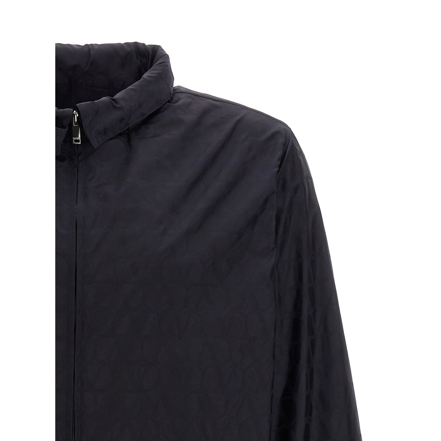 Valentino Garavani Blue Polyamide Shell Jacket