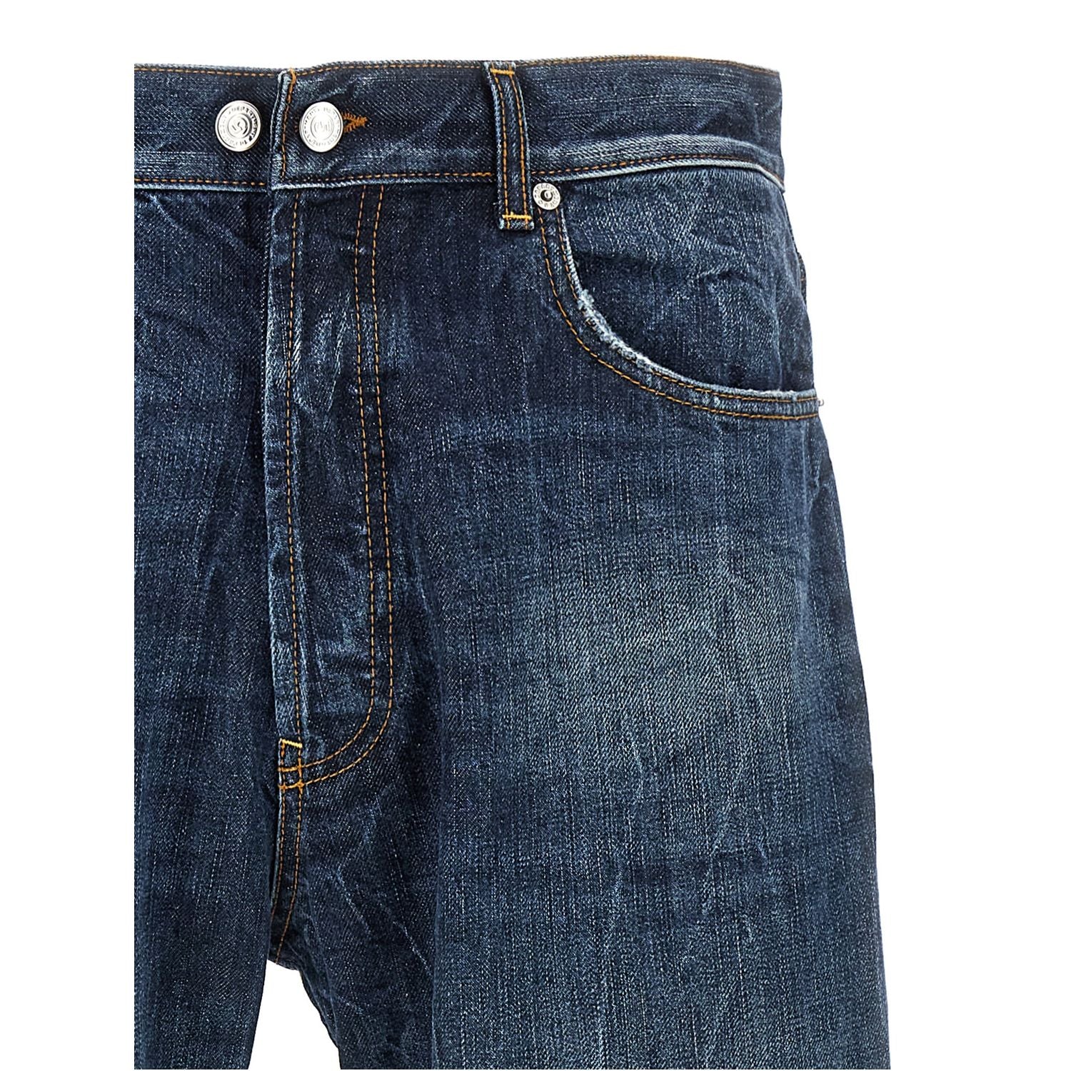 Department 5 Blue Cotton Jeans Denim
