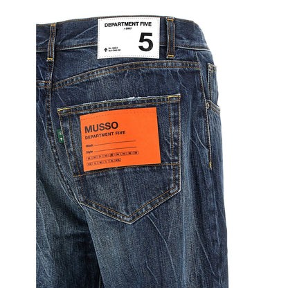 Department 5 Blue Cotton Jeans Denim