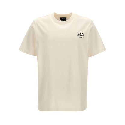 A.P.C. White Cotton T-Shirt