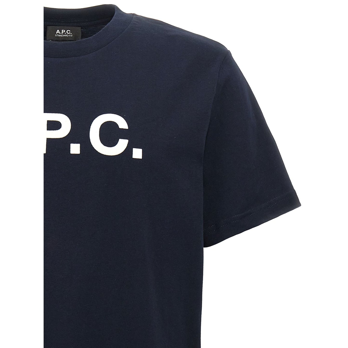 A.P.C. Blue Cotton T-Shirt