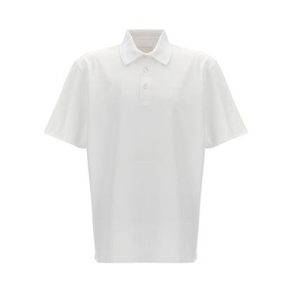 Givenchy White Cotton Polo Shirt