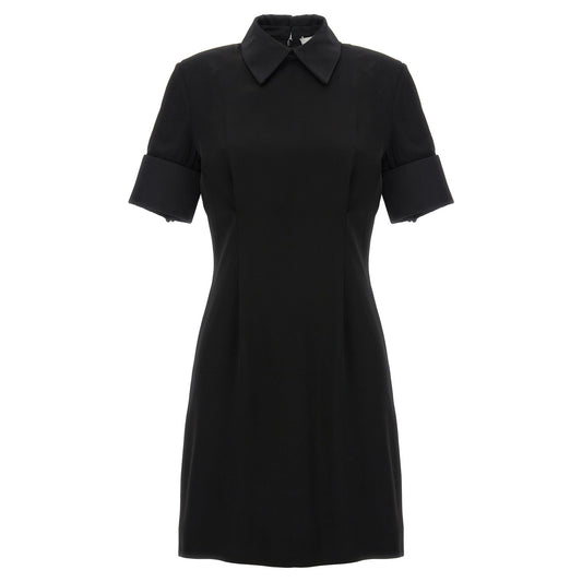 Sportmax Black Viscose Short Dress