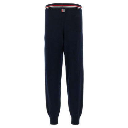 Thom Browne Blue Cashmere Joggers (Workout Pants)