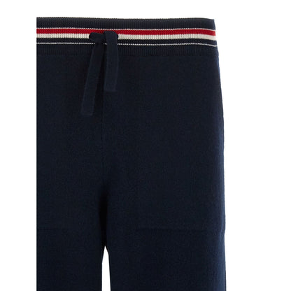 Thom Browne Blue Cashmere Joggers (Workout Pants)