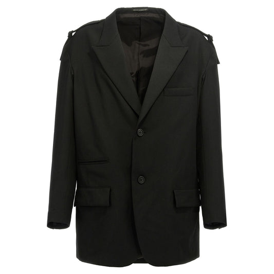 Yohji Yamamoto Black Wool Blazer