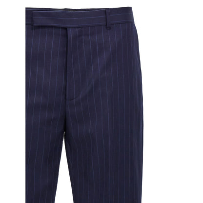 Givenchy Blue Wool Dress Pants