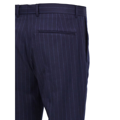 Givenchy Blue Wool Dress Pants