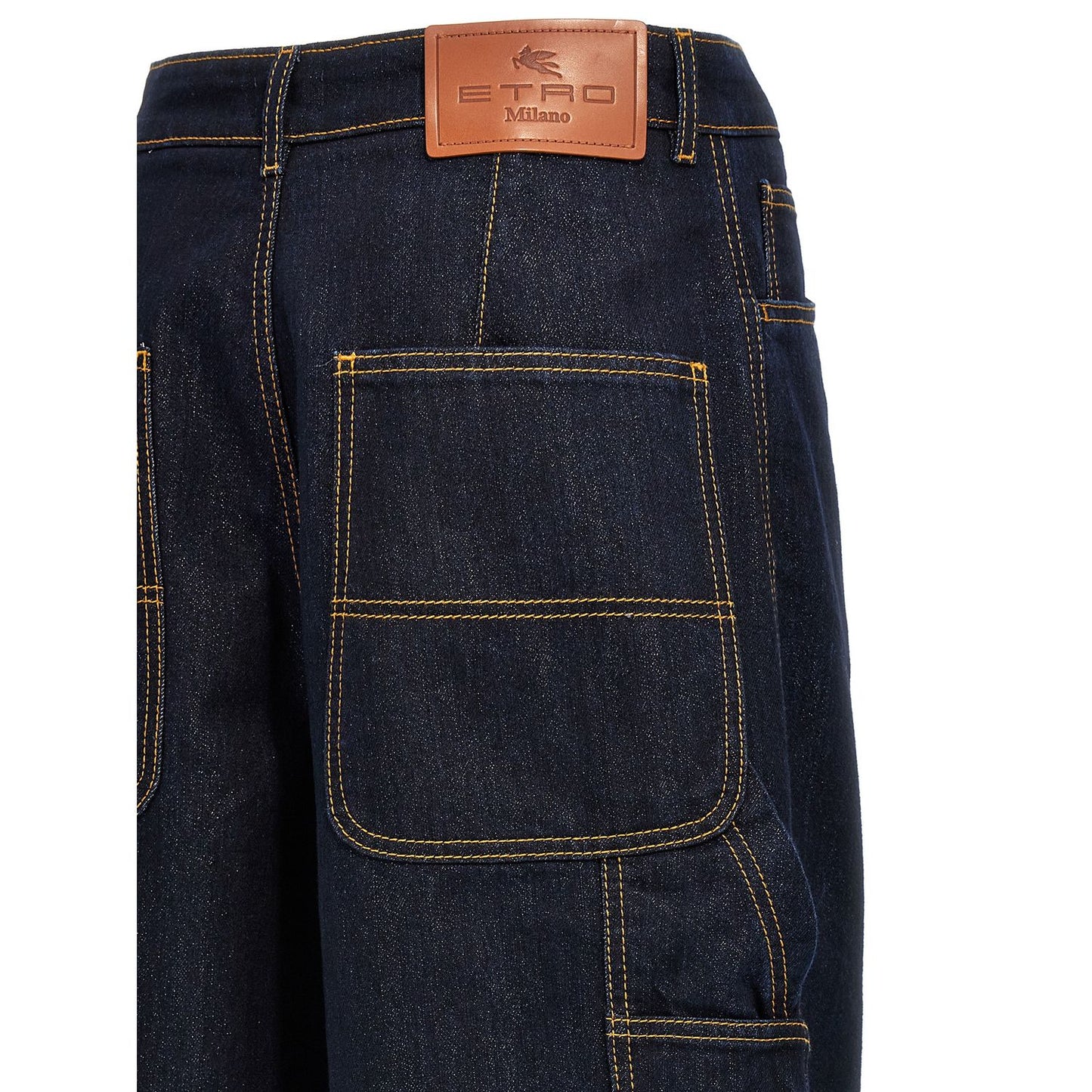 Etro Blue Cotton Jeans Denim