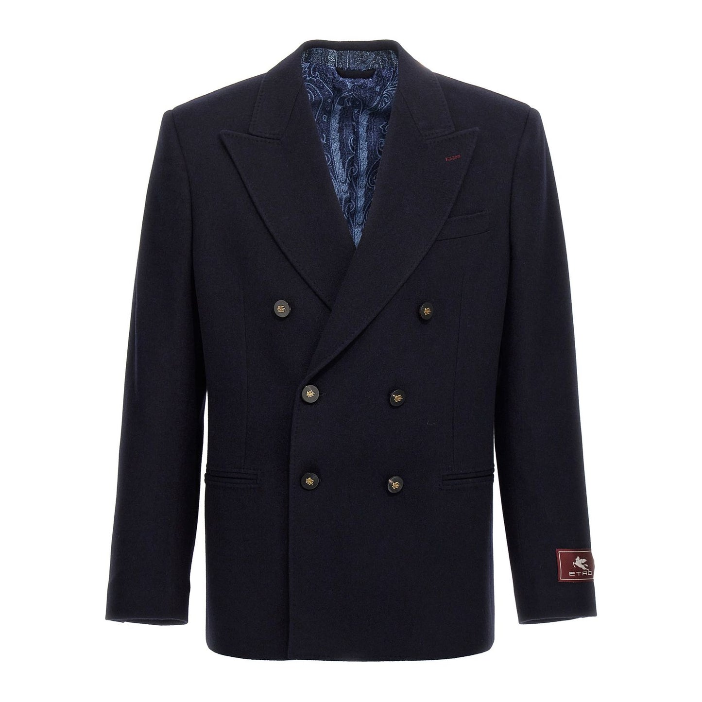 Etro Blue Cashmere Blazer
